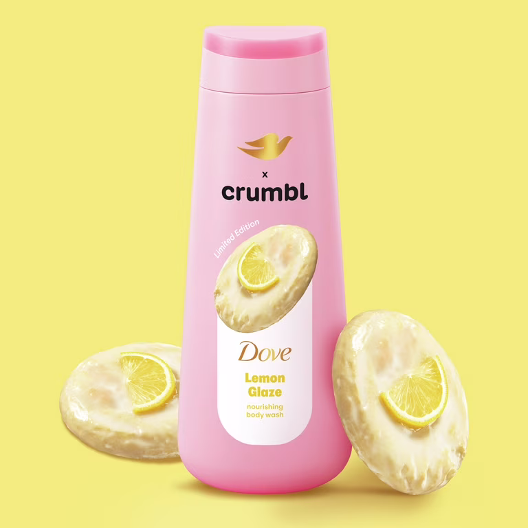Dove x Crumbl Lemon Glaze Body Wash